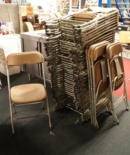 Te huur klapstoelen, Hobby en Vrije tijd, Feestartikelen | Verhuur, Gebruikt, Overige, Ophalen