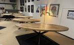 Eettafel ovaal 160180/200/210/220/240 poot Direct/leverbaar, #Eettafel#Modern#Ovaal#Matrixpoot#Naturel#Mangohout, Vijf personen of meer