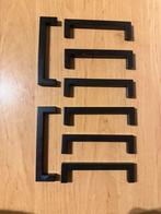 Set van 16 zwarte kastgreepjes - 14 cm, Huis en Inrichting, Minder dan 50 cm, Zwart, Nieuw, Ophalen of Verzenden