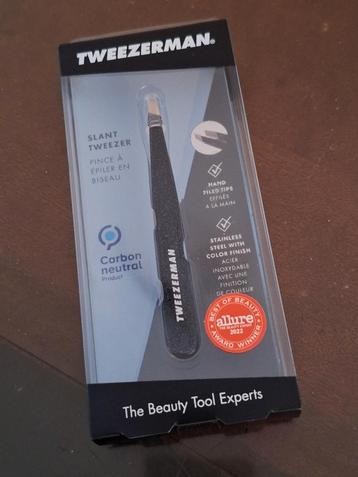 Tweezerman slant tweezer pincet glitter  beschikbaar voor biedingen