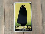 Emaille Reclamebord Sandeman Port en Sherry, Verzamelen, Ophalen of Verzenden, Gebruikt, Reclamebord