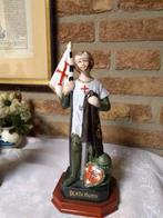 1121 Beeld van de Heilige Nuno ( porselein ), Verzamelen, Ophalen of Verzenden, Zo goed als nieuw, Beeld(je), Christendom | Katholiek