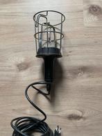 Industriële lamp werklamp met Metalen Kooi - Vintage Look, Ophalen of Verzenden