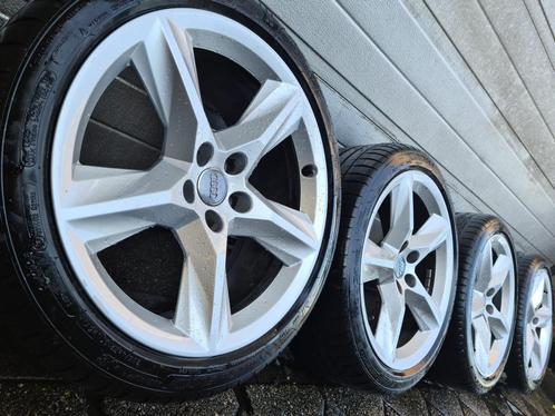 Originele 19 inch Audi A5 S5 8T 8F F5 A7 S7 velgen banden, Auto-onderdelen, Banden en Velgen, Banden en Velgen, Zomerbanden, 19 inch