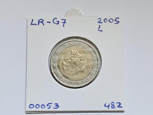 2-euromunt Luxemburg (L) 2005 Herdenking LR-G7, Postzegels en Munten, Munten | Europa | Euromunten, Losse munt, 2 euro, Luxemburg