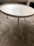 Salontafel wit, Ophalen, Gebruikt, Rond, 50 tot 100 cm