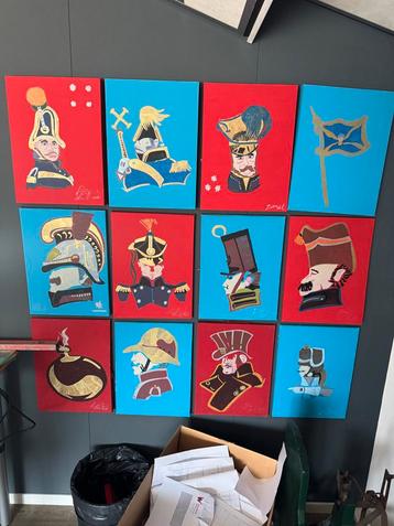 Stratego schilderingen alle rangen beschikbaar voor biedingen