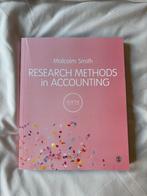 Research methods in Accounting Malcolm Smith sixth edition, Ophalen of Verzenden, Beta, Zo goed als nieuw, HBO