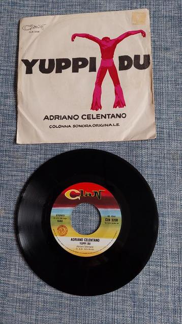Single Adriano Celentano - Yuppi Du - italo hit 1975 beschikbaar voor biedingen