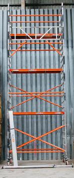 altrex rs rower 52 rol steiger, Doe-het-zelf en Verbouw, Steigers, Ophalen, Zo goed als nieuw, Rolsteiger of Kamersteiger, 5 meter of hoger