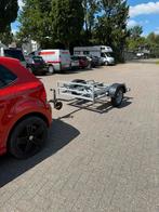 Motor aanhanger / scooter aanhanger 2 motoren!, Ophalen, Gebruikt