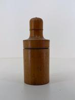 Houten flessenhouder / bewaarpot “Pernod” – 17 x 6 cm, Huis en Inrichting, Gebruikt, Ophalen of Verzenden, Minder dan 5 flessen