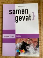 Samengevat NaSk 2 vmbo-kgt 2024-2025, VMBO, Scheikunde, Ophalen of Verzenden, Nieuw