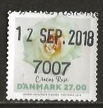 Denemarken 45, bloem2, Crocusrose, Postzegels en Munten, Postzegels | Europa | Scandinavië, Denemarken, Verzenden, Gestempeld