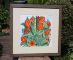 Schilderij van tulpen
Aquarel guache, Ophalen