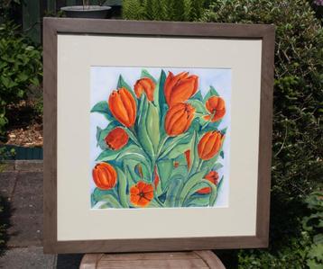 Schilderij van tulpen
Aquarel guache beschikbaar voor biedingen
