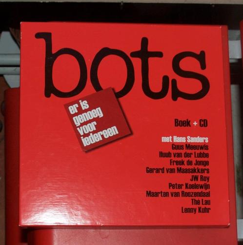 boek+ cd Bots Er is genoeg voor iedereen in box Hans Sanders, Cd's en Dvd's, Cd's | Nederlandstalig, Pop, Boxset, Ophalen of Verzenden