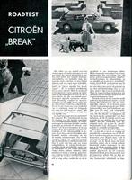 Autovisie test Citroen ID 19 Break 1960, Ophalen of Verzenden, Gelezen, Citroën