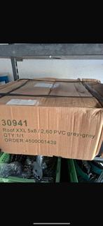 Tent zeil helemaal nieuw grijs Dakzeil, Caravans en Kamperen, Ophalen of Verzenden, Nieuw