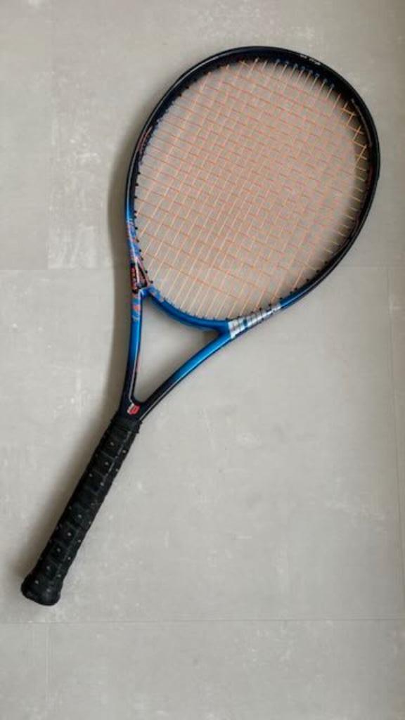 Prince Thunder Dome Oversize Longbody | Grip L1, Sport en Fitness, Tennis, Gebruikt, Racket, Prince, L1, Ophalen of Verzenden