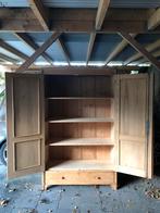 Grenen kast, Huis en Inrichting, Kasten | Kledingkasten, Ophalen, Gebruikt, 100 tot 150 cm, Met lade(s)