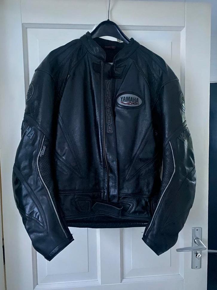 Yamaha motorjack, Motoren, Kleding | Motorkleding, Jas | leer, Dames, Heren, Tweedehands, Ophalen of Verzenden