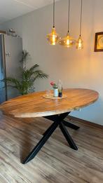 Ovale mango houten eettafel 190*100, Huis en Inrichting, Tafels | Eettafels, Zo goed als nieuw, 150 tot 200 cm, Ovaal, 50 tot 100 cm
