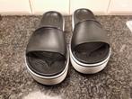 Crocs. Crocband platform slide slippers. Maat 37/38, Kleding | Dames, Schoenen, Ophalen of Verzenden, Zo goed als nieuw, Zwart
