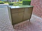 Prachtige Vintage Commode - Olijfgroen, Ophalen, Gebruikt, 100 tot 150 cm, Vintage