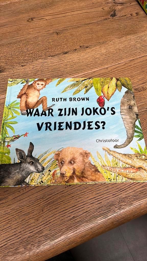 Ruth Brown - Waar zijn Joko's vriendjes?, Boeken, Prentenboeken en Plaatjesalbums, Zo goed als nieuw, Ophalen of Verzenden