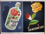 Posters voor Fleurop Bloemenhandels uit de jaren 60, Verzamelen, Verzenden, A1 t/m A3, Reclame, Rechthoekig Staand