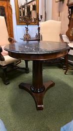 Vroeg antieke mahonie center piece tafel marmer blad, Antiek en Kunst, Antiek | Meubels | Tafels, Ophalen