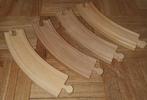 Houten gebogen rails, Kinderen en Baby's, Speelgoed | Houten speelgoed, Ophalen of Verzenden, Zo goed als nieuw, Overige typen
