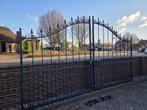 Prachtige Smeedijzeren Inrijpoort – Verstelbaar (420-435cm), Tuin en Terras, Tuinhekken en Hekwerk, Ophalen, Zo goed als nieuw
