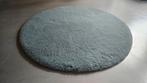 Rond vloerkleed FRAAI - Grijs/Blauw - Zacht 100 cm, Ophalen, Grijs, 50 tot 100 cm, Rond