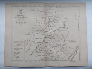 18 / Hennaarderadeel Friesland Zeldzame litho uit 1861 beschikbaar voor biedingen