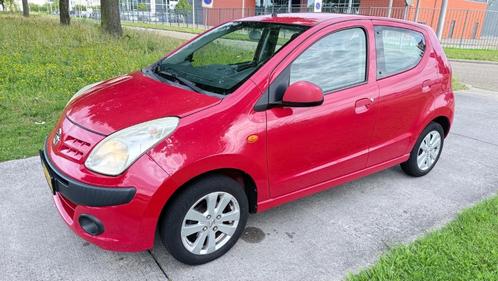 Nissan Pixo 1.0 50KW 5D 2012 Rood, Auto's, Nissan, Particulier, Pixo, Airconditioning, Centrale vergrendeling, Radio, Benzine