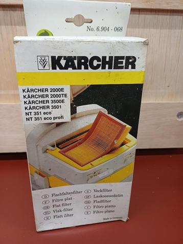 NIEUW ! Kärcher luchtfilter 2000E alleszuiger 6904 068 beschikbaar voor biedingen
