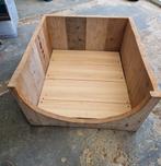 Honden mand van steigerhout, Ophalen