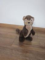 Donkerbruin - lichtbruin superzacht pluche stokstaartje knuf, Ophalen of Verzenden, Nieuw, Konijn