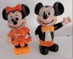 Mikey mouse en Minnie Mouse spaarpot 15cm vintage, Ophalen, Mickey Mouse, Zo goed als nieuw, Beeldje of Figuurtje