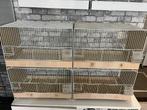 4 vogelkooien 55•30.30, Dieren en Toebehoren, Ophalen of Verzenden, Zo goed als nieuw, Hout, Vogelkooi