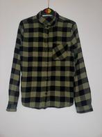 H&M blouse overhemd geblokte blouse groen 152, Kinderen en Baby's, Kinderkleding | Maat 152, Jongen, Zo goed als nieuw, Overhemd of Blouse