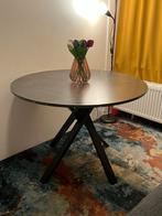 Tafel - Zwart Marmer, 105cm, Antiek en Kunst, Ophalen