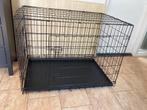 Zwart Hondenbench/Hondenhok 106x69x76, Ophalen, Zo goed als nieuw