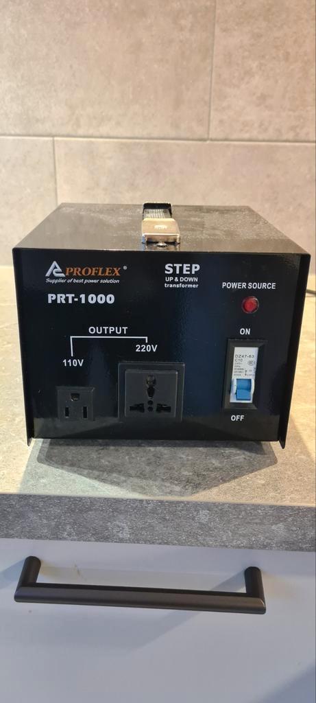 Proflex PRT-1000 Step Up/Down Transformator, Hobby en Vrije tijd, Elektronica-componenten, Gebruikt, Ophalen of Verzenden