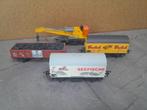 Fleischmann/Jouef wagons, 4 stuks, Hobby en Vrije tijd, Modeltreinen | H0, Gebruikt, Gelijkstroom, Fleischmann, Wagon