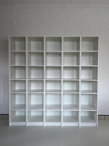 Vijf IKEA BILLY Boekenkasten - Complete Set - afbeelding 1