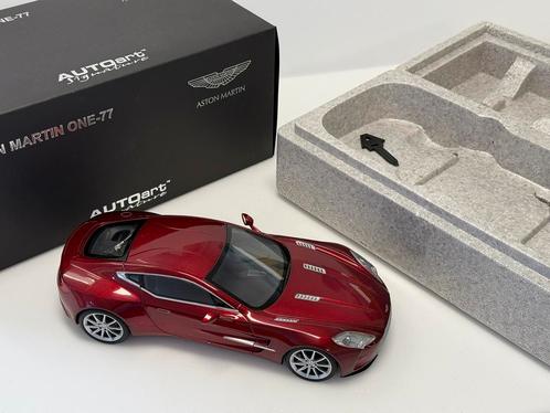 AutoArt 70245 ASTON MARTIN ONE-77 (DIAVOLO RED), Hobby en Vrije tijd, Modelauto's | 1:18, Nieuw, Ophalen of Verzenden