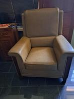mooie leren fauteuils, Huis en Inrichting, Fauteuils, Ophalen, Minder dan 75 cm, Hout, Zo goed als nieuw